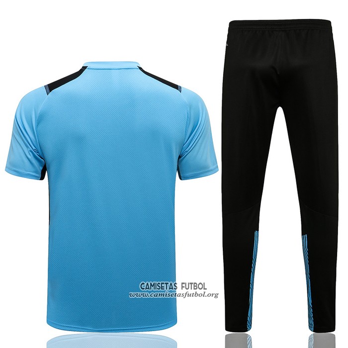 Chandal del Olympique Marsella Manga Corta 2021/2022 Azul